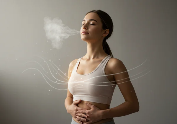 Person practicing box breathing for anxiety relief