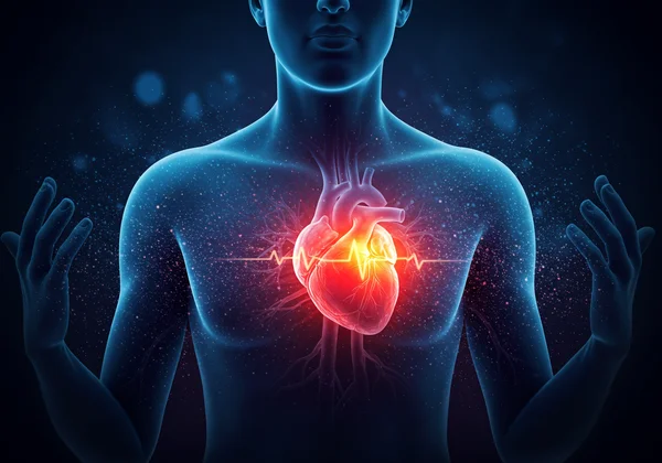 Symbolic representation of physical anxiety symptoms and fear.