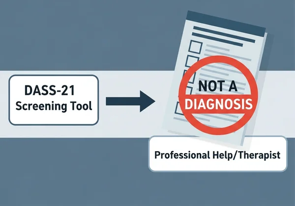 DASS-21 as a screening tool leading to professional help.